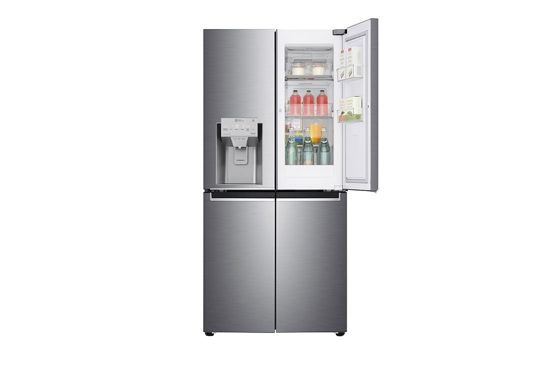 LG 508L Door in Door French Door (Shiny Steel) - Energiklasse F, Vann/isdispenser med vanntilkobling og Smart Diagnosis™ med Wi-Fi, GMJ844PZKV, thumbnail 9
