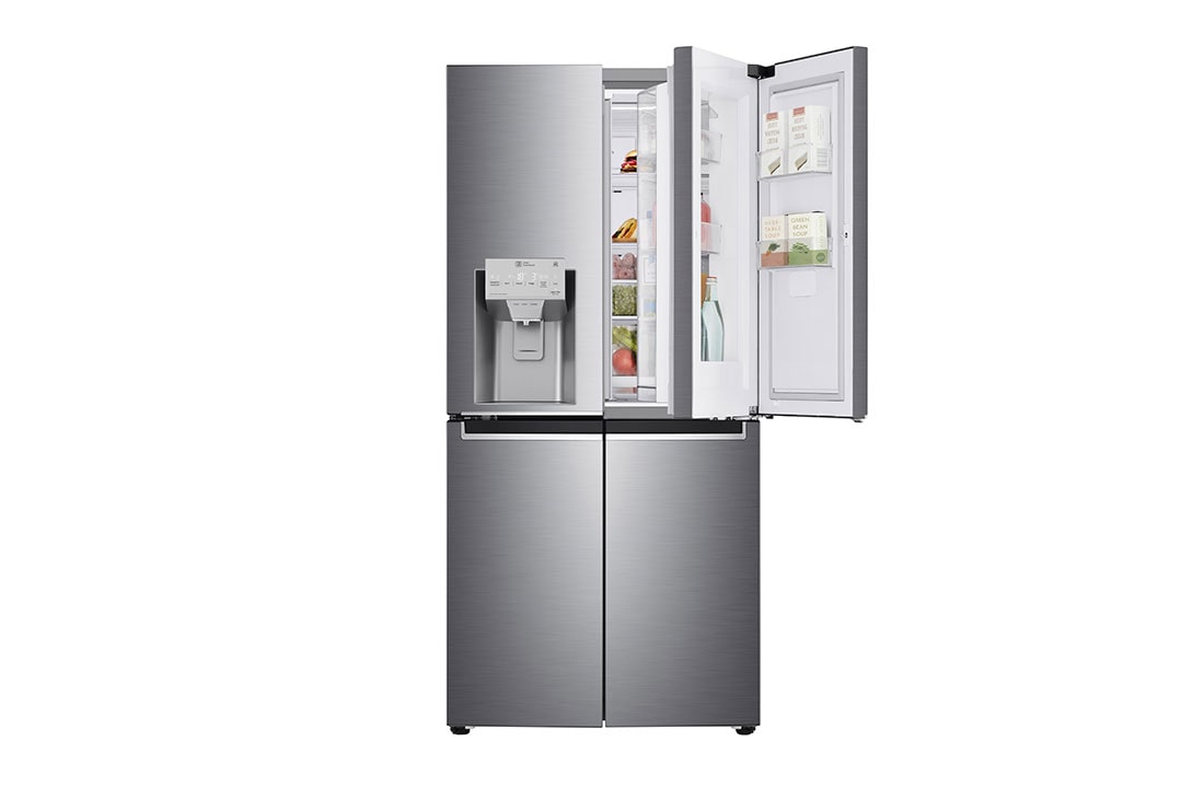 LG 508L Door in Door French Door (Shiny Steel) - Energiklasse F, Vann/isdispenser med vanntilkobling og Smart Diagnosis™ med Wi-Fi, GMJ844PZKV, thumbnail 11