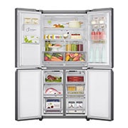 LG 508L Door in Door French Door (Shiny Steel) - Energiklasse F, Vann/isdispenser med vanntilkobling og Smart Diagnosis™ med Wi-Fi, GMJ844PZKV, thumbnail 2