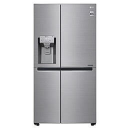  625L Side by Side (Shiny Steel) - Energialuokka F, Vesi/jää vesijohtoliitännällä, Smart Diagnosis™2