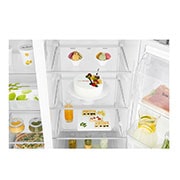 LG  625L Side by Side (Shiny Steel) - Energialuokka F, Vesi/jää vesijohtoliitännällä, Smart Diagnosis™, GSL960PZUZ, thumbnail 5