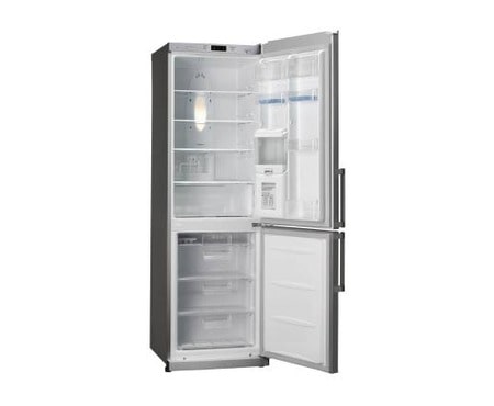 LG klassifisert kjøleskap/fryser med automatisk avriming og Non Plumbing vanndispenser, 190 cm (nettovolum 296 l), GB3033PVNW, thumbnail 2