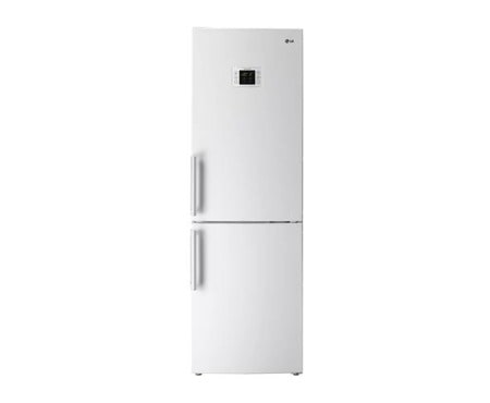 LG Kjøleskap/fryser  med automatisk avriming og funksjoner for smart matlagring, 185 cm (nettovol. 343 l), GB7038SWTW