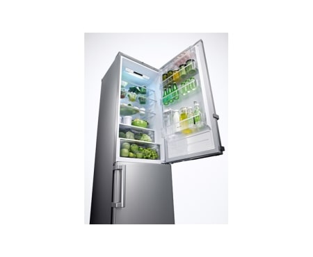 LG Automatisk avrimingi kombiskap , 201 cm (nettovolum 343 liter), GBB530NSCPB, thumbnail 4