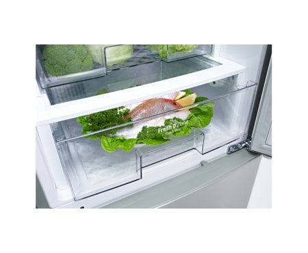 LG Automatisk avrimingi kombiskap , 201 cm (nettovolum 343 liter), GBB530NSCPB, thumbnail 6