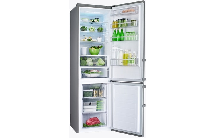 LG Automatisk avriming  kombiskap , 201 cm (nettovolum 343 liter), GBB530PZQFB, thumbnail 3