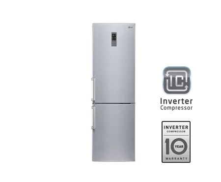 LG Automatisk avrimingi kombiskap , 190 cm (nettovolum 318 liter), GBB539NSQPB
