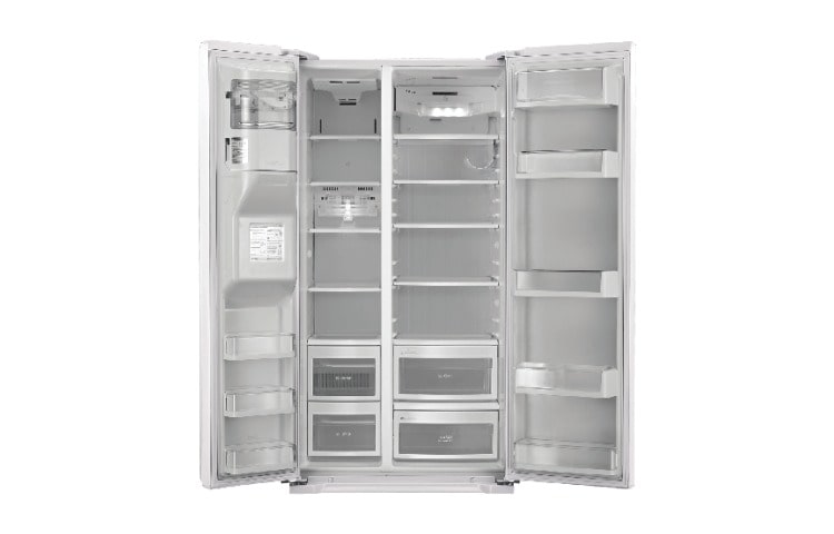 LG Side-by-side-skap  med automatisk avriming (nettovolum 538 liter), GS5163AVJV, thumbnail 2