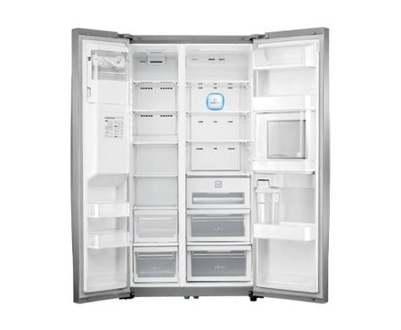 LG klassifisert side-by-side-skap med automatisk avriming og Non Plumbing isdispenser (nettovolum 508 liter), GS9166AVLZ, thumbnail 2