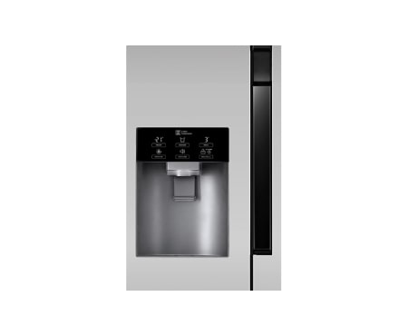 LG side-by-side-skap – med automatisk avriming og Non-plumbing vann- og isdispenser (nettovol. 614 l), GS9366PZYZL, thumbnail 6