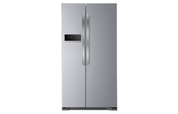 LG side-by-side-skap med automatisk avriming (nettovolum 532 liter), GSB325NSQV, thumbnail 1