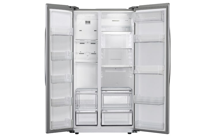 LG side-by-side-skap med automatisk avriming (nettovolum 532 liter), GSB325NSQV, thumbnail 2