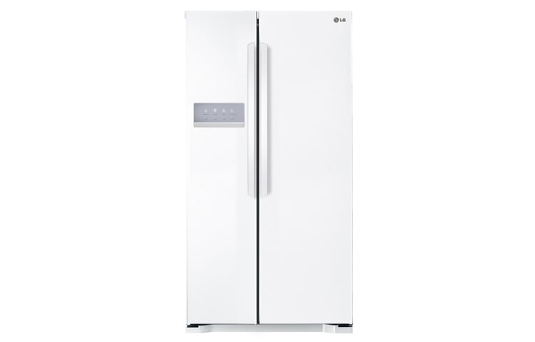 LG Avfrostningsfritt Side-by-Side skåp (Nettovolym 532 liter), GSB325SWQV, thumbnail 1