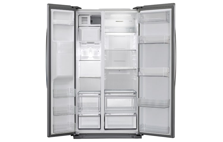 LG side-by-side-skap med automatisk avriming og isdispenser (nettovolum 508 liter), GSL325NSCV, thumbnail 2