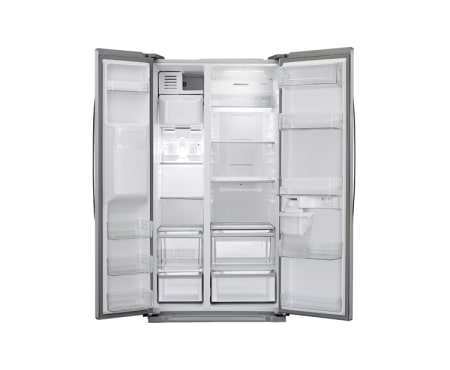 LG  side-by-side-skap med automatisk avriming og Non Plumbing isdispenser (nettovolum 508 liter), GSL325NSYV, thumbnail 2