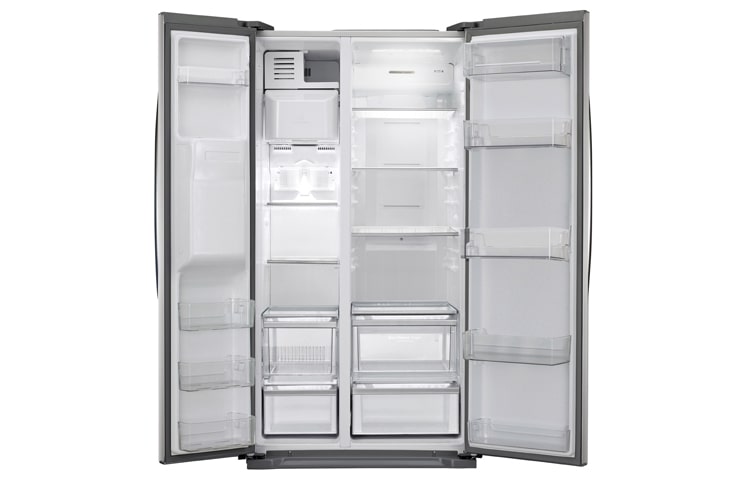 LG  side-by-side-skap med automatisk avriming og isdispenser (nettovolum 508 liter), GSL325PVCV, thumbnail 2