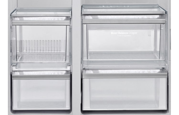 LG  side-by-side-skap med automatisk avriming og isdispenser (nettovolum 508 liter), GSL325PVCV, thumbnail 3