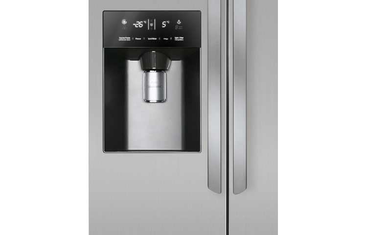 LG  side-by-side-skap med automatisk avriming og isdispenser (nettovolum 508 liter), GSL325PVCV, thumbnail 4