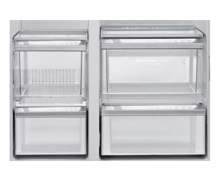 LG  side-by-side-skap med automatisk avriming og isdispenser (nettovolum 508 liter), GSL325PVCV, thumbnail 3