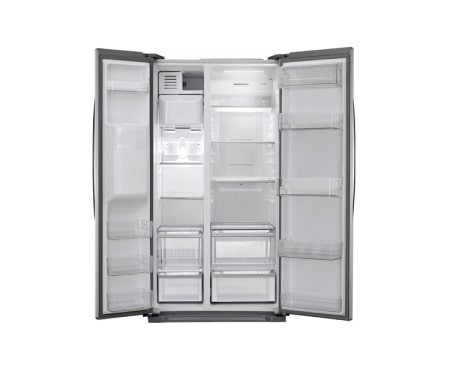 LG side-by-side-skap med automatisk avriming og isdispenser (nettovolum 508 liter), GSL325PZCVD, thumbnail 2