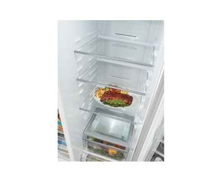 LG side-by-side-skap med automatisk avriming og isdispenser (nettovolum 508 liter), GSL325PZCVD, thumbnail 4