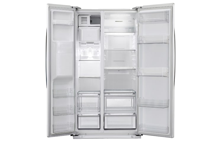 LG side-by-side-skap med automatisk avriming og isdispenser (nettovolum 508 liter), GSL325SWCV, thumbnail 2