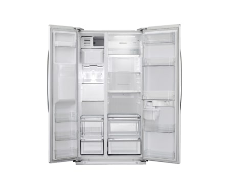 LG  side-by-side-skap med automatisk avriming og Non Plumbing isdispenser (nettovolum 508 liter), GSL325SWYV, thumbnail 2