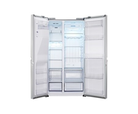 LG side-by-side-skap med automatisk avriming og isdispenser (nettovolum 540 liter), GSL545NSQZ, thumbnail 2