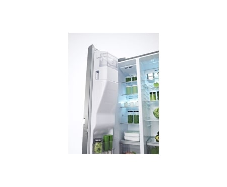 LG side-by-side-skap med automatisk avriming og isdispenser (nettovolum 540 liter), GSL545NSQZ, thumbnail 5