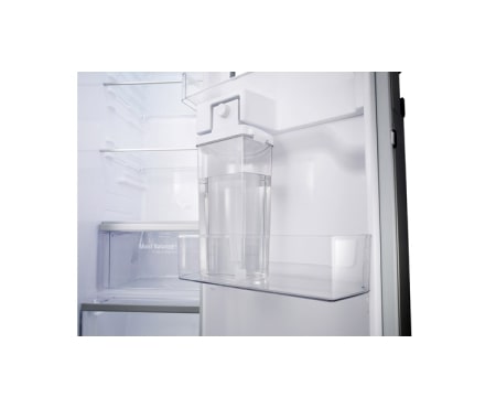 LG side-by-side-skap med automatisk avriming og Non Plumbing isdispenser (nettovolum 540 liter), GSL545NSYZ, thumbnail 2