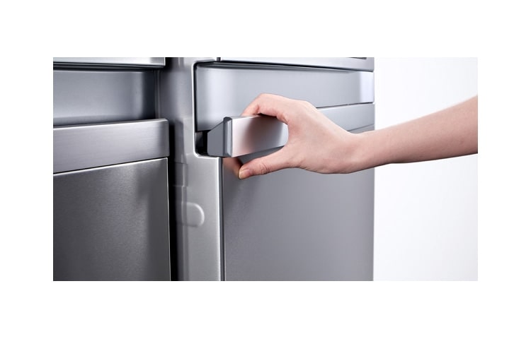LG side-by-side-skap med automatisk avriming og Non Plumbing isdispenser (nettovolum 540 liter), GSL545SWYZ, thumbnail 5