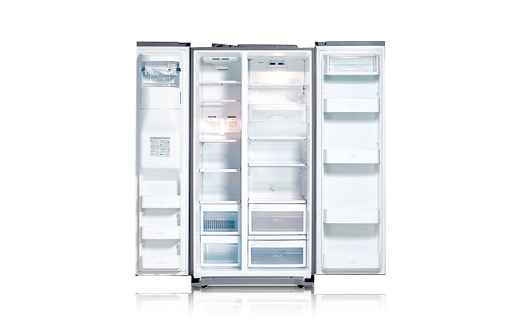 LG Side-by-Side med dispenser og ismaskin (Nettovolum 508 liter), GW-L227XSQK, thumbnail 1