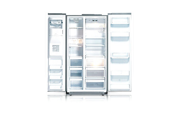 LG Side-by-Side med dispenser og ismaskin (Nettovolum 538 liter), GW-L227YTQK, thumbnail 1