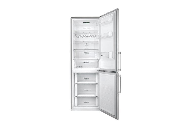 LG Ny  Kombiskap med Total No Frost, 190cm (nettovolum 318 liter), GBB59NSGFB, thumbnail 4