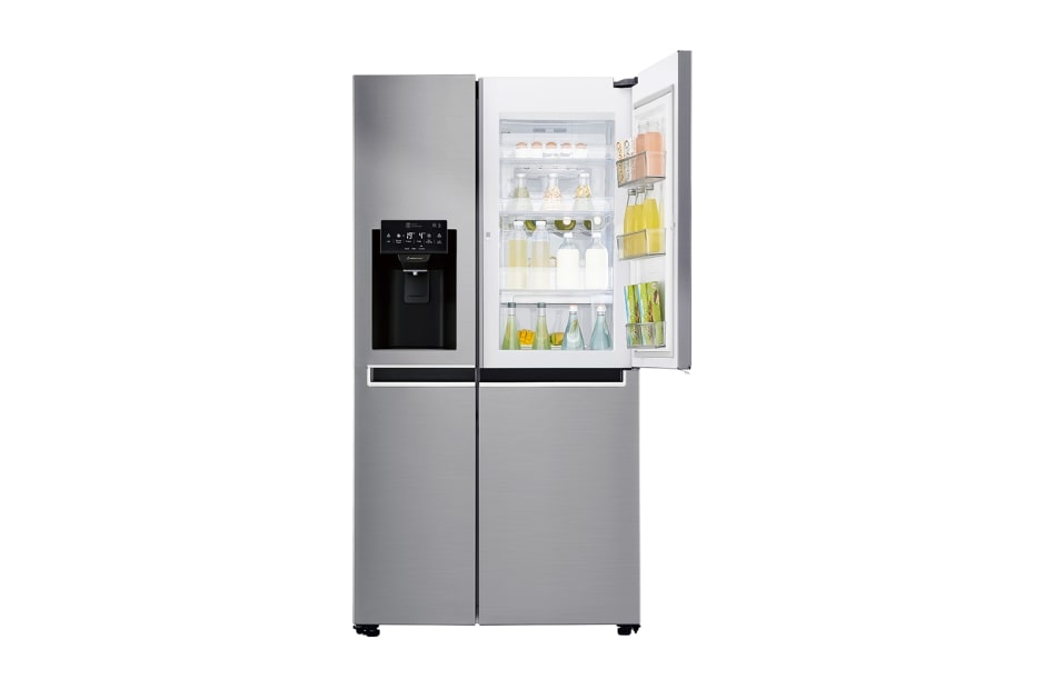 LG 625L Door in Door™ Side by Side (Shiny Steel) - Energiklasse F, Vann/isdispenser uten vanntilkobling og Smart Diagnosis™ med Wi-Fi, GSJ761PZTZ, thumbnail 6