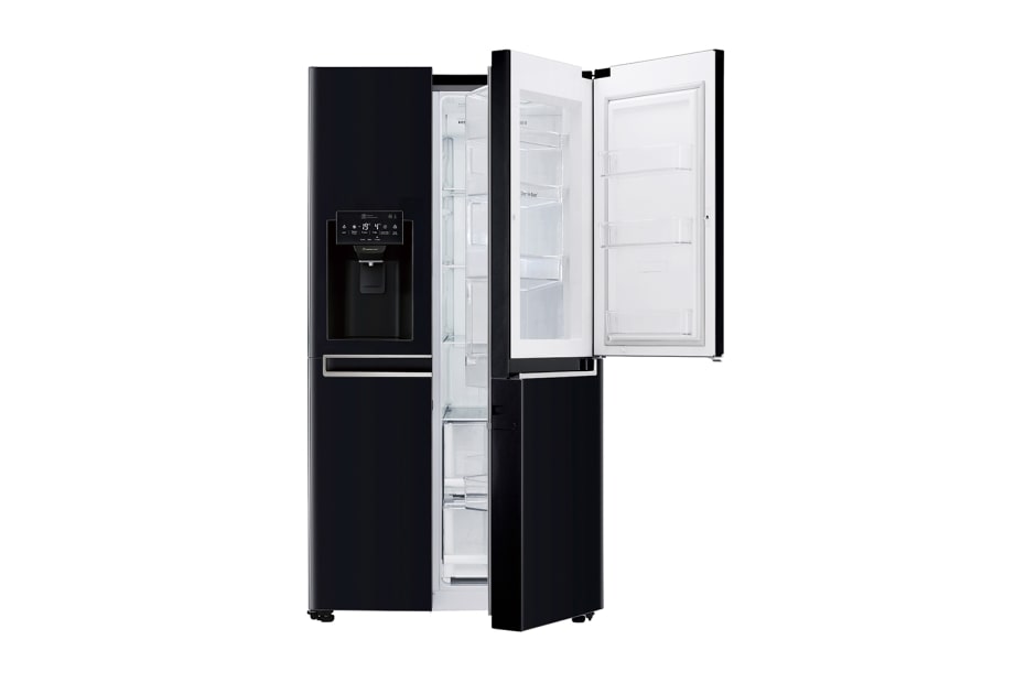 LG Side-by-Side med stor kapasitet, vanntilkopling och oppgraderte Door-in-Door™, GSJ760WBXV, thumbnail 5