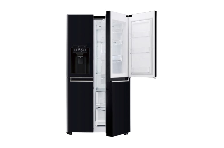 LG Side-by-Side med stor kapasitet, vanntilkopling och oppgraderte Door-in-Door™, GSJ760WBXV, thumbnail 5