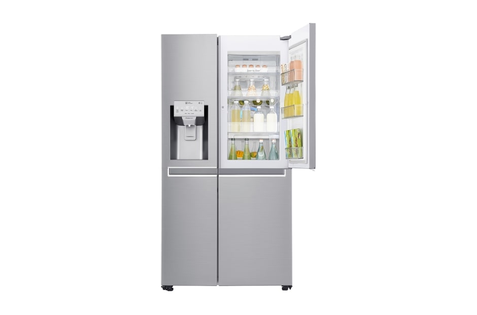 LG Side-by-Side med stor kapasitet, vanndispenser uten vanntilkopling och oppgraderte Door-in-Door™, GSJ961NEBZ, thumbnail 6