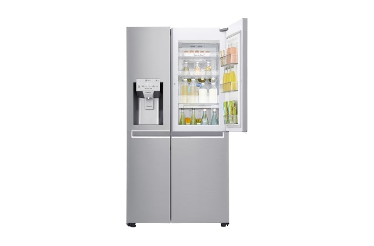 LG Side-by-Side med stor kapasitet, vanndispenser uten vanntilkopling och oppgraderte Door-in-Door™, GSJ961NEBZ, thumbnail 6