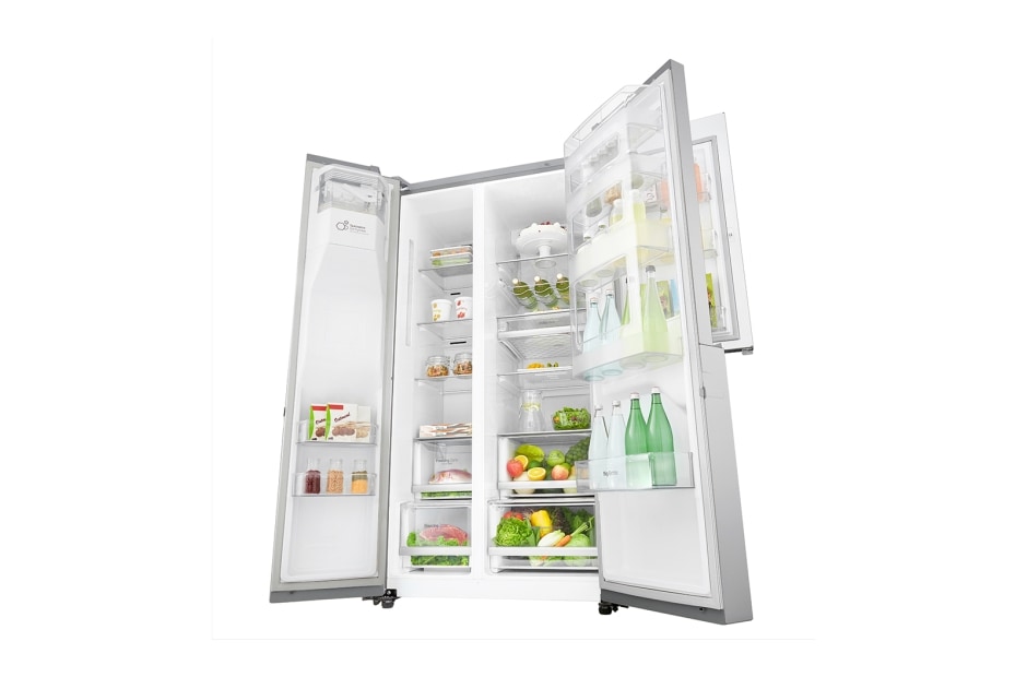 LG Side-by-Side med stor kapasitet, vanntilkopling och oppgraderte Door-in-Door™, GSJ960NSBZ, thumbnail 7