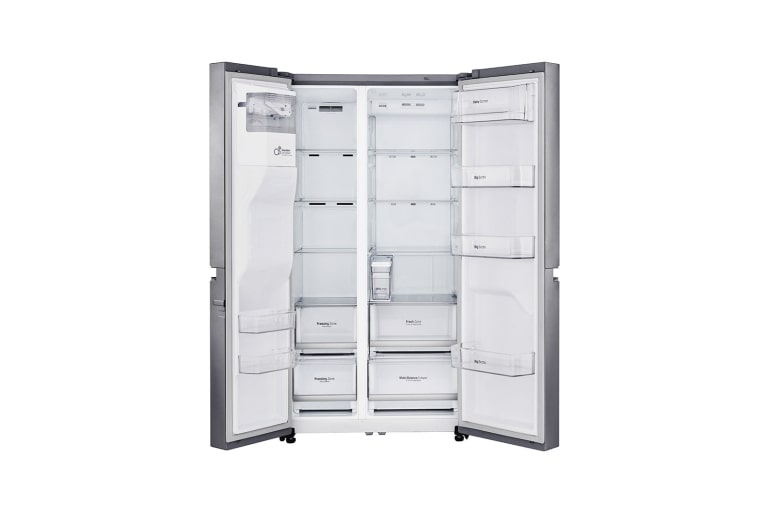 LG 625L Side by Side (Shiny Steel) - Energiklasse F, Vann/isdispenser uten vanntilkobling og Smart Diagnosis™ med Wi-Fi, GSL961PZUZ, thumbnail 6