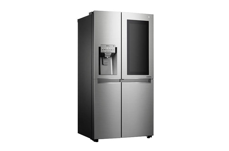 LG 625L InstaView Door in Door™ Side by Side (Noble Steel), Energiklasse F, Vann/isdispenser uten vanntilkobling, Smart Diagnosis™ med Wi-Fi, GSX961NSAZ, thumbnail 3