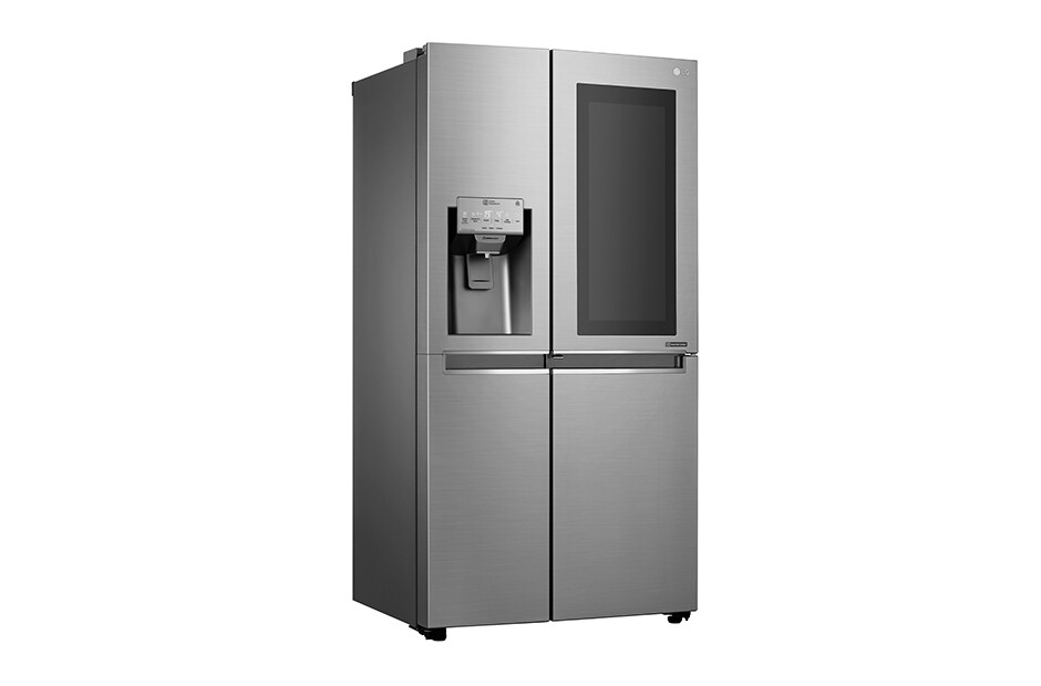 LG 625L InstaView Door in Door Side by Side (Shiny Steel) - Energiklasse F, Vann/isdispenser uten vanntilkobling og Smart Diagnosis™ med Wi-Fi, GSI961PZAZ, thumbnail 3