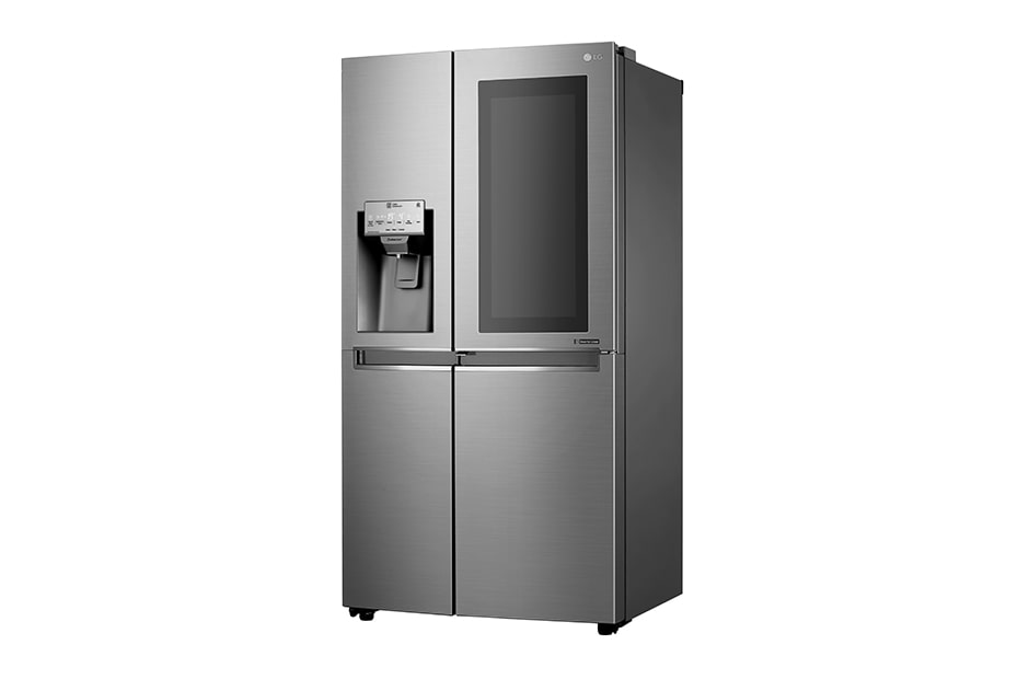 LG 625L InstaView Door in Door Side by Side (Shiny Steel) - Energiklasse F, Vann/isdispenser uten vanntilkobling og Smart Diagnosis™ med Wi-Fi, GSI961PZAZ, thumbnail 4