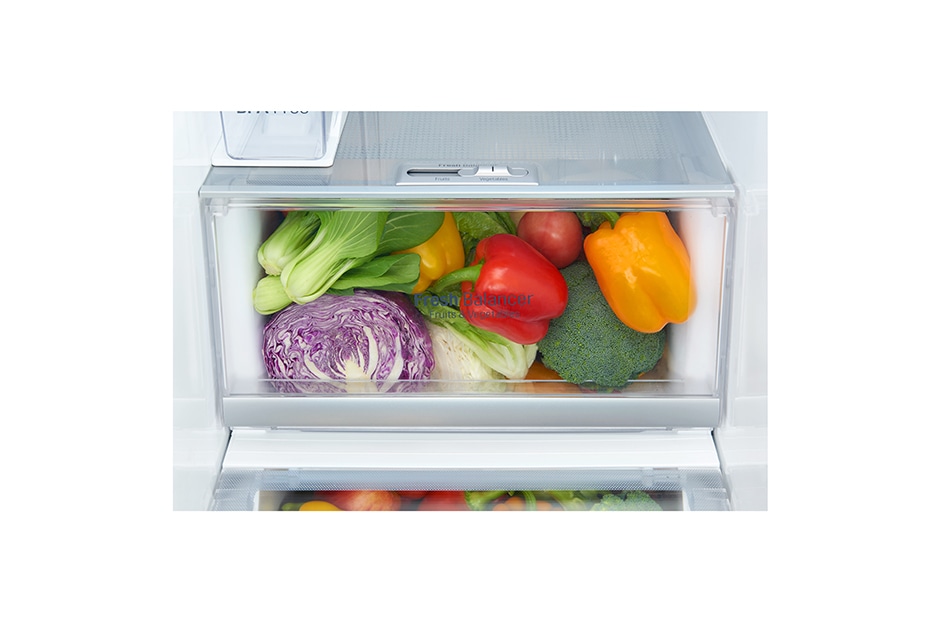 LG 625L InstaView Door in Door Side by Side (Shiny Steel) - Energiklasse F, Vann/isdispenser uten vanntilkobling og Smart Diagnosis™ med Wi-Fi, GSI961PZAZ, thumbnail 13