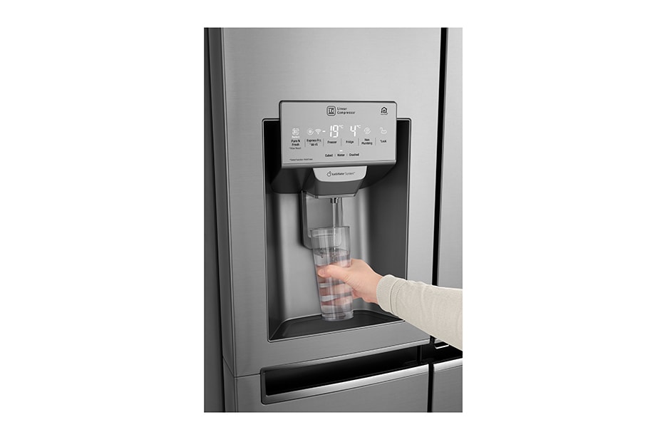 LG 625L InstaView Door in Door Side by Side (Shiny Steel) - Energiklasse F, Vann/isdispenser uten vanntilkobling og Smart Diagnosis™ med Wi-Fi, GSI961PZAZ, thumbnail 15