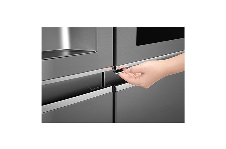 LG 625L InstaView Door in Door Side by Side (Shiny Steel) - Energiklasse F, Vann/isdispenser uten vanntilkobling og Smart Diagnosis™ med Wi-Fi, GSI961PZAZ, thumbnail 10
