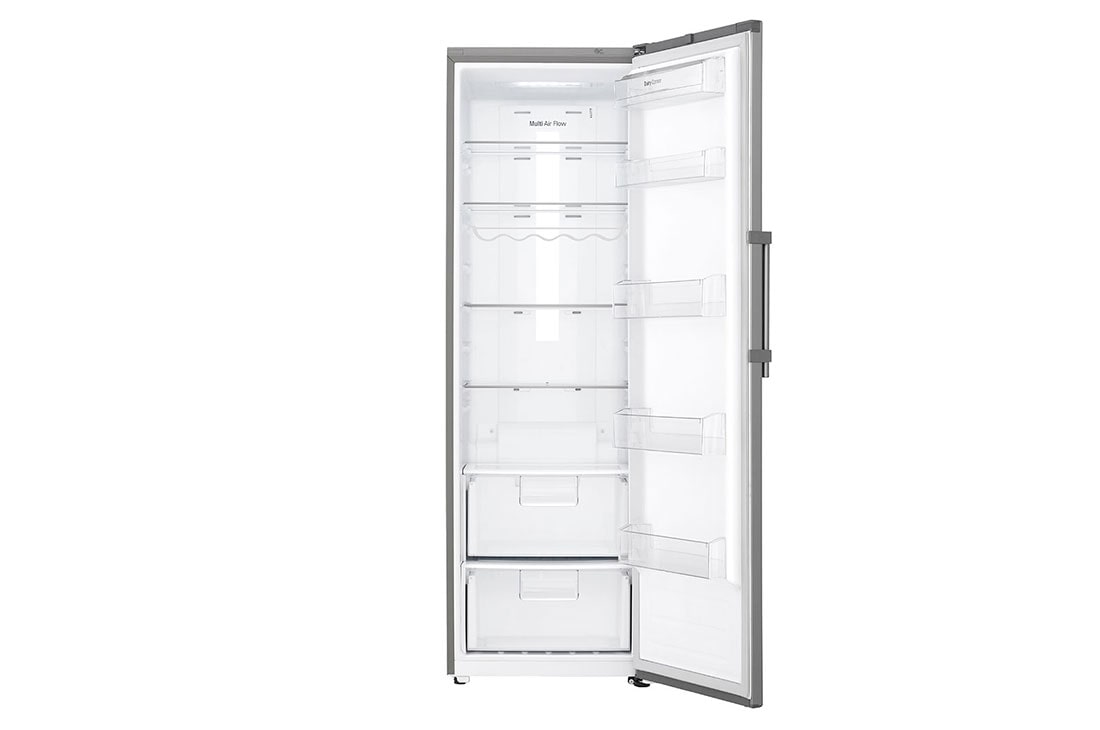 LG 375L Frittstående kjøleskap (Shiny Steel) - Energiklasse F, Moist Balance Crisper™ og Smart Diagnosis™ med Wi-Fi, GL5241PZJZ1, GL5241PZJZ1, thumbnail 3