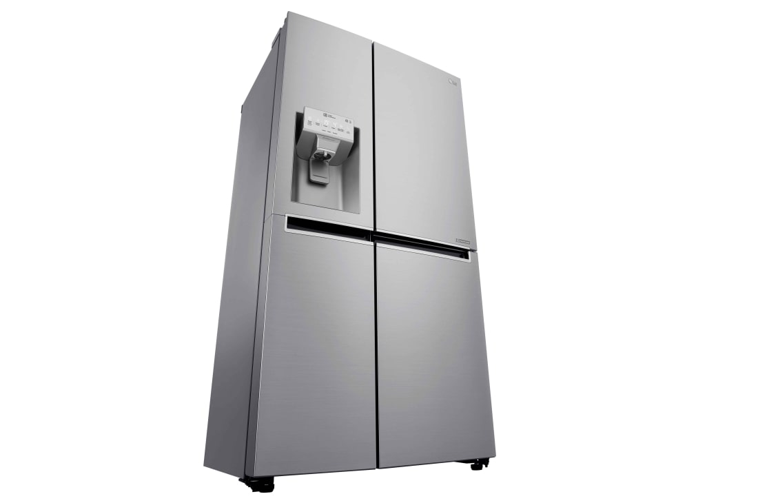 LG 625L Side by Side (Shiny Steel) - Energiklasse F, Vann/isdispenser med vanntilkobling og Smart Diagnosis™ med Wi-Fi, GSL960PZBZ, thumbnail 4