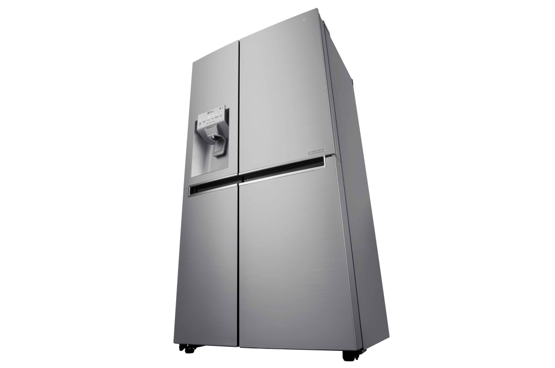 LG 625L Side by Side (Shiny Steel) - Energiklasse F, Vann/isdispenser med vanntilkobling og Smart Diagnosis™ med Wi-Fi, GSL960PZBZ, thumbnail 5